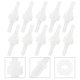 thumbnail image 3 of 10pcs Hose Barb Thru-Bulk Bulkhead Fitting Plastic Hex Straight Union Adapter, 3 of 4