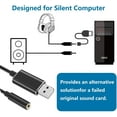 thumbnail image 2 of Adaptateur Audio USB, Adaptateur Audio USB vers Prise 3.5mm, Externe USB, 2 of 5