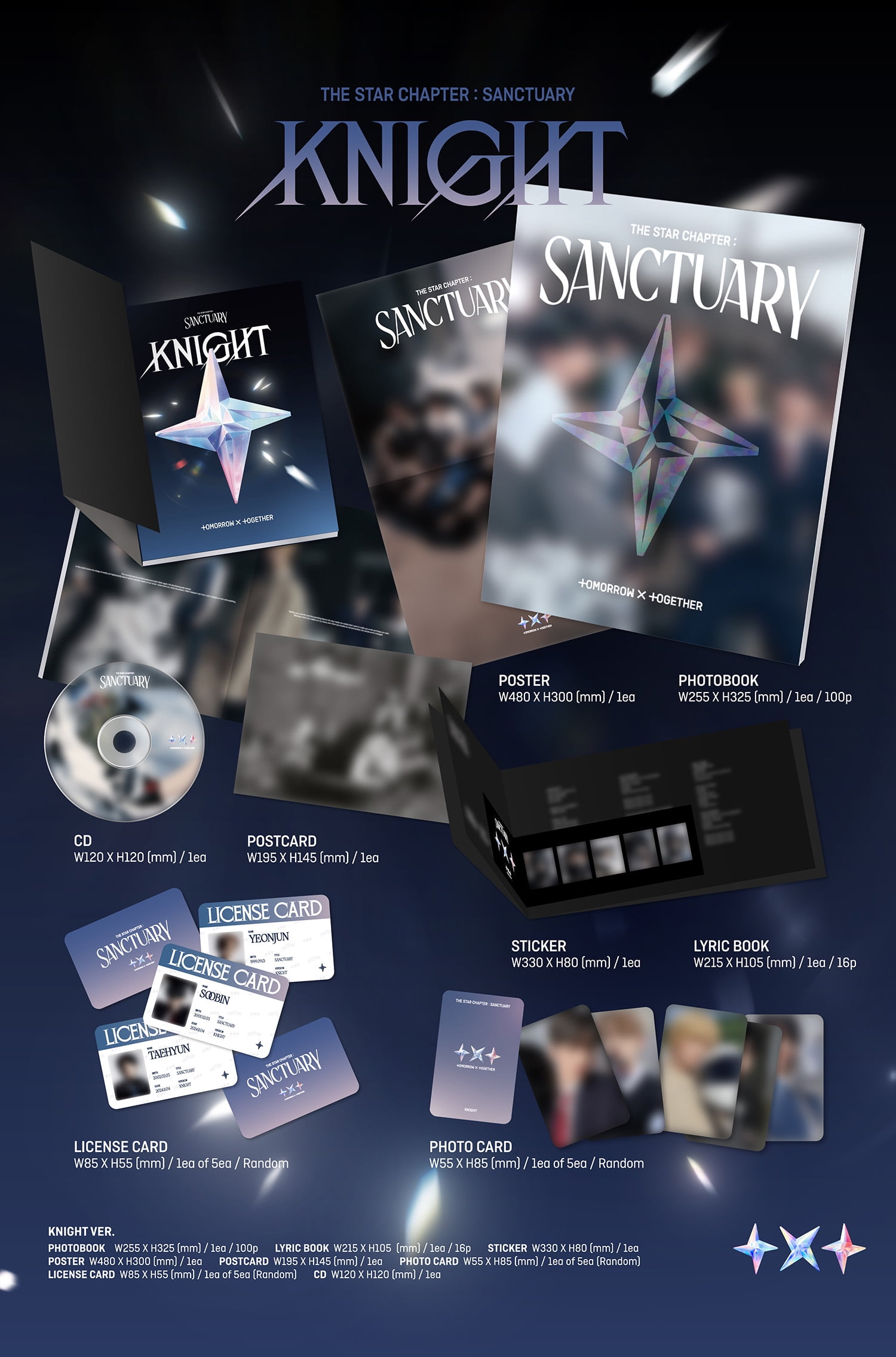 TOMORROW X TOGETHER - The Star Chapter: SANCTUARY (NIGHT Ver
