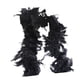 thumbnail image 5 of Accesorio de disfraz de plumas, decoración, bufanda de plumas para fiestas de baile Negro, 5 of 9