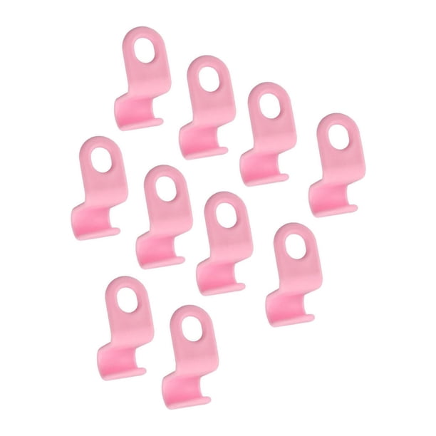 Perchas Toystoory 10 resistentes Ahorro espacio armarios pantalones gorras abrigos Rosa 5x2 cm