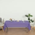 thumbnail image 6 of (48 Pack) Purple Premium Rectangle Heavy-Duty Plastic Table Covers (Reusable), 6 of 6