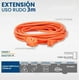 thumbnail image 3 of Amorosa Extensión Eléctrica Uso Rudo Cable Resistente para Exteriores e Interiores Anaranjado 3 Metros, 3 of 6