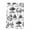 White Black, variant on Farmhouse Country Kitchen Towels Set of 1, Black Vintage Trees Rustic French Garden Absorbent Dish Towels for Kitchen, Microfiber Hand Towel, Quick Drying Tea Towel for Cleaning Decorative Dishcloths