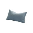 thumbnail image 2 of Household 100% Jersey Cotton Pillowcase-Light Weight, Comfortable Super Soft and Breathable Yarn-Dyed Pillow Cases with Envelope Closure (Sky Blue, 29.13x18.90in), 2 of 7