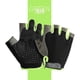 thumbnail image 1 of Guantes de medio dedo para gimnasio, fitness, antideslizantes, para mujer y hombre, con almohadilla de gel, para gimnasio, ciclismo, guantes sin dedos, accesorios para bicicleta, S, verde claro, 1 of 4