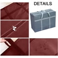 thumbnail image 3 of Bolsa de almacenamiento Laklulu con cremalleras y asas de transporte, bolsas de tela Oxford resistentes para mudanzas, 3 of 5