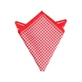 thumbnail image 1 of INSPIRAR CHIC Pañuelo de bolsillo de houndstooth para hombres, plegable por sí mismo, para traje formal, rojo, talla única, 1 of 4