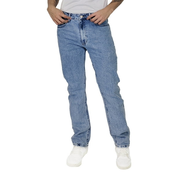 Jeans de mezclilla MCHK 8024. Slim Mile, Tiro alto, Para caballero, Azul MCHK 8024
