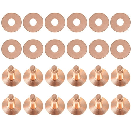 

50 Sets DIY Luggage Rivet Leather Craft Rivet Tubular Stud Metal Rivet Sets