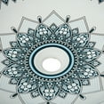 thumbnail image 6 of 16" Round Artistic Ceramic Vessel Sink – Glossy Above-Counter Basin with Hand-Inspired Printed Pattern, 6 of 9