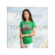 thumbnail image 2 of Playera Blusa De Mamá Hoy Mañana y Siempre – Amor Infinito en Cada Día Color Verde Talla Grande Marca Emil SaEs, 2 of 4