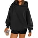 thumbnail image 2 of Sudaderas con Capucha de Gran Tamaño para Mujer, Sudaderas Cómodas, Conjuntos de Moda de Otoño, Blusas Casuales, Ropa de . Negro S, 2 of 8