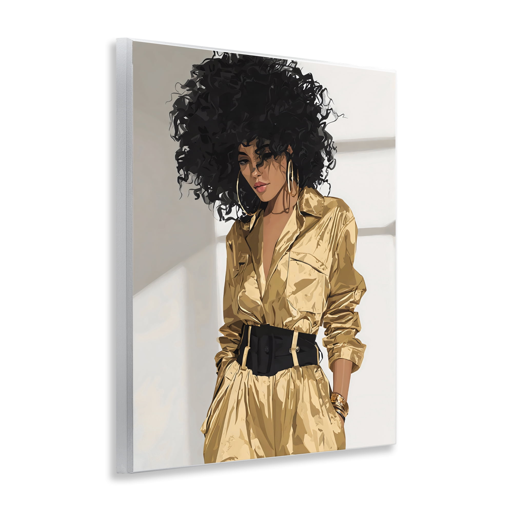 Stupell Industries Elegant Woman in Chic Jumpsuit Wall Plaque Art, design by Franklyn Gregory