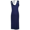 thumbnail image 3 of Women's G-III 4Her by Carl Banks College Navy Seattle Seahawks Training V-Neck Maxi Dress, 3 of 3