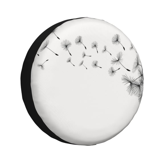 Kdxio Dandelion Blowing In The Wind for Tire Cover Wheel Protectors Tyre Covers Weatherproof Wheel Covers Universal Fit for Trailer Rv SUV Truck Camper Travel Trailers 14 inch