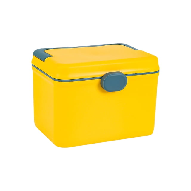 Stackable Plastic First Aid Storage Box - Multi-Layered Emergency Organizer for Medical Supplies & Travel Toiletries