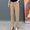 Khaki, variant on DuoJiaJ Women Elastic Waist Cotton Trousers Relaxed Fit Straight Leg Trousers Casual Loose FIitting Trousers Women's Lounge Pants Beige L