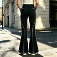 thumbnail image 2 of JAJAHO Girls Flare Leggings Slim Fit Bell Bottoms Stretchy School Uniform Pants, Sizes 5-16Y, 2 of 4