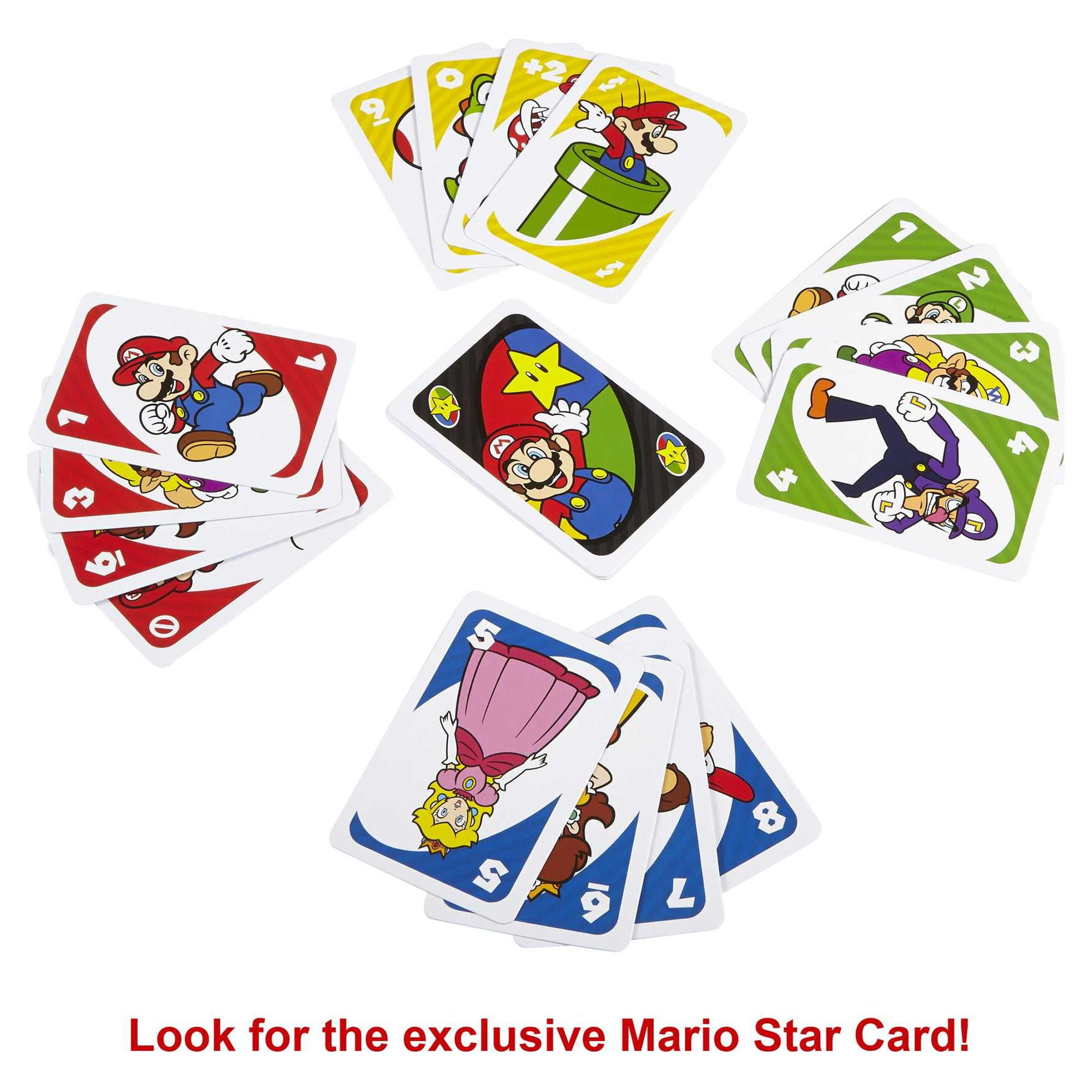 Mattel Games UNO Mario Kart Card Game with 112 Cards & Instructions for  Players Ages 7 Years & Older, For Kid, Family and Adult Game Night
