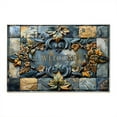 thumbnail image 4 of Ensemble de Paillasson à Imprimé Floral 3D Tapis de Bain Moderne Tapis d'Entrée Haute Absorption Lavable à la Machine Tapis de Sol Intérieur pour Maison Salon, 4 of 4