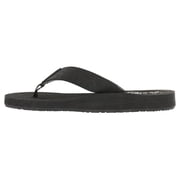 COBIAN Adult Male Floater 2 Flip Flop Sandals, Color: Black, Size: 11 (FLT18-001-11)
