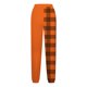 thumbnail image 4 of Puntoco Leggings Con Cordón Estampados A Cuadros No Posicionados De Moda Para Mujer, Pantalones Deportivos Naranja S, 4 of 5