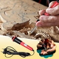 thumbnail image 2 of RKZDSR Pyrography Pen Tool, Wood Burning Kit with 30W Soldering Iron for Woodworking, DIY Crafts, and Electrical Repairs, Adjustable Temperature Up to 450°F, Includes Safety Stand, 2 of 9