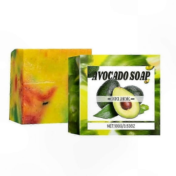 Natural Avocado Soap, Handcrafted Moisturizing Cleanser for All Skin Types, Gentle Care for Men and Women