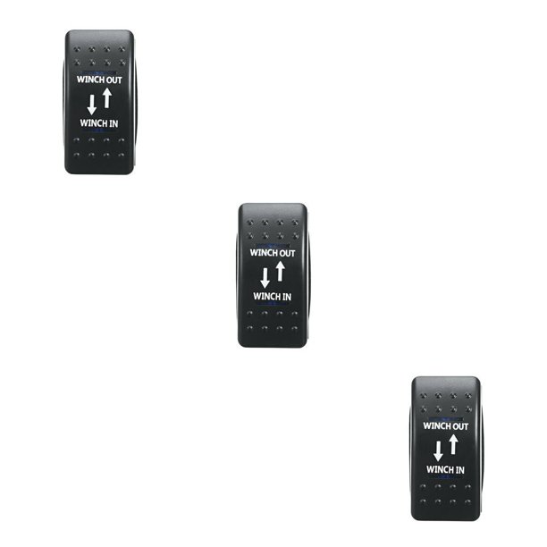 Kenally Interruptores basculantes para barcos de 12v, interruptor basculante, barra de luz LED, interruptor retráctil, luces laterales Type1