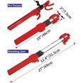 thumbnail image 2 of Steering Wheel Lock -Theft Heavy Duty Secure Car Device  Adjustable Length Clamp Double Hook Locks Universal Fit, 2 of 6