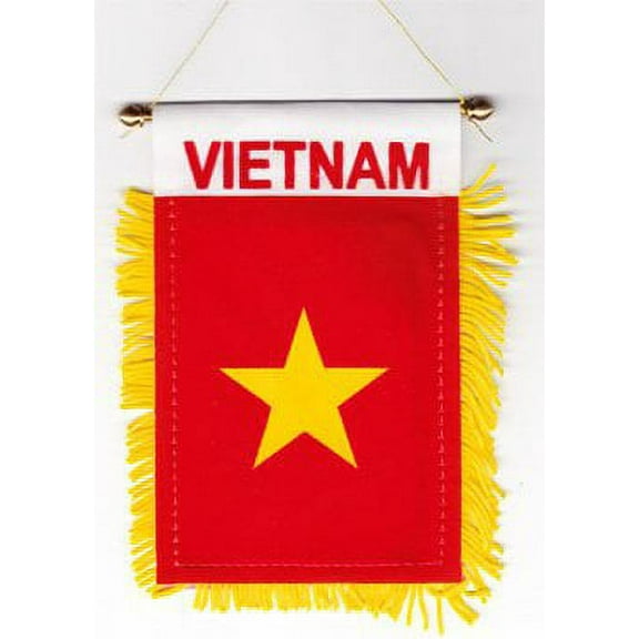 Vietnam Window Hanging Flag