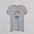 thumbnail image 4 of Women's "Lake Life Rainbow" Triblend Tee by Bird Island Outfitters, 4 of 5