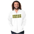 thumbnail image 5 of Vegan Waffle House Funny Sarcastic Zip Up Hoodie Men's Women's Brisco Brands L, 5 of 6