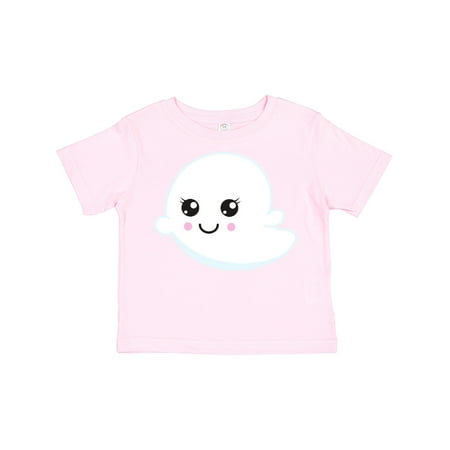 

Inktastic Halloween Ghost Smiling Ghost Trick or Treat Gift Toddler Boy or Toddler Girl T-Shirt