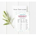 thumbnail image 5 of Inkdotpot My Mommy Name Activity Cards Gender Reveal Baby Shower 50 Sheets Who Is My Mommy Its A Boy Its A Girl Baby Shower Game, 5 of 5