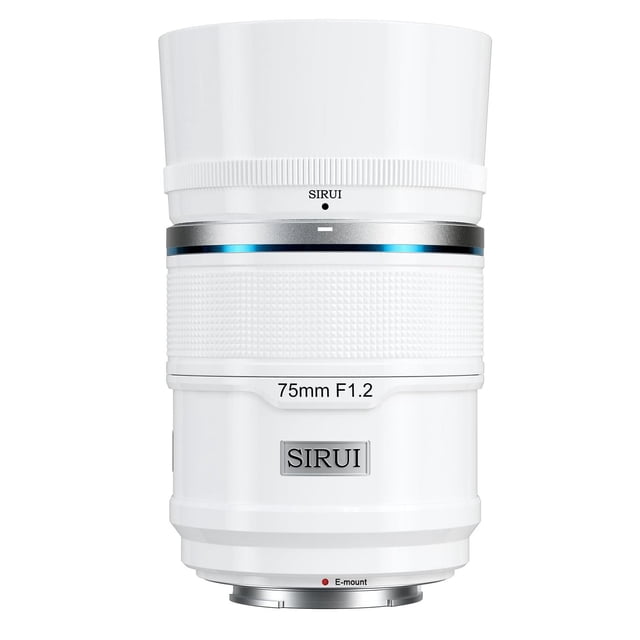 Sirui Sniper - Lente de Enfoque automático de 75 mm, teleobjetivo F1.2 APS-C para cámara A5 A6 A7 FX