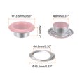 thumbnail image 2 of Uxcell 300set Grommets Kit Metal Eyelets 8mm 3/10" Hole Tiny Grommet for Shoes Clothes Belt Tag DIY Project, Pink, 2 of 6