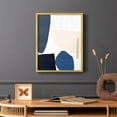 thumbnail image 6 of Denim and Sand I Framed Print in Gold Solid Wood Framed Print No Nail Hanging, 6 of 6