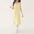 thumbnail image 2 of XuJwPNcy Womens Long Nightgowns Cotton Spaghetti Strap Scoop Neck Full Length Sleep Shirts Sleeveless Nightdress, 2 of 6
