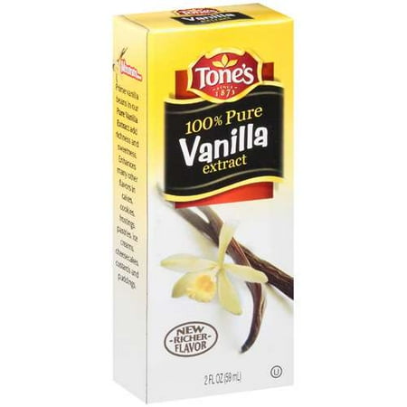 Pure Vanilla - Tone's 100% Pure Extract Vanilla, 2 fl oz