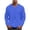Blue, variant on Long Sleeve Tops for Men Crewneck Loose Fitted Basic Tshirts Tops Casual Loungewear Base Layer Tops