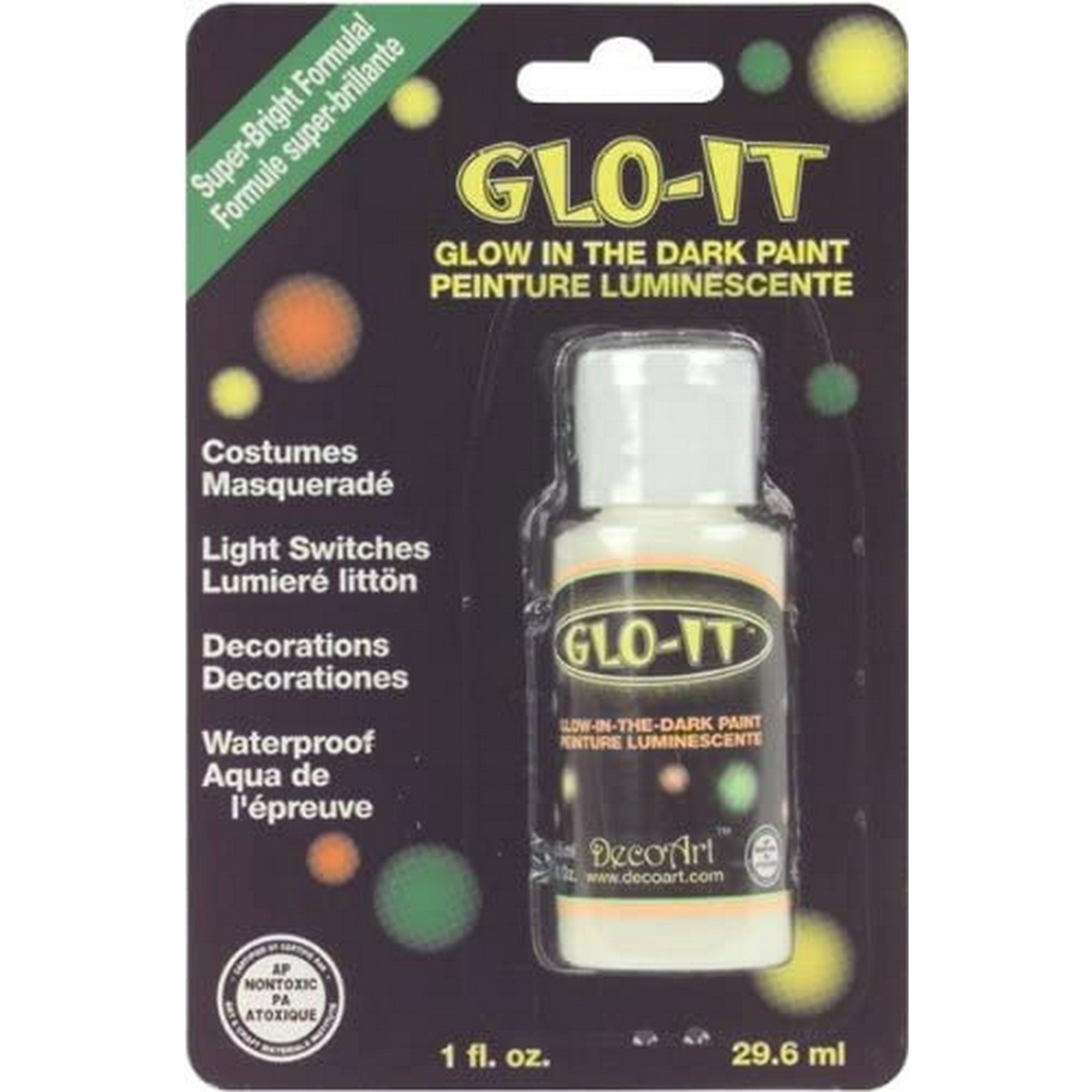DecoArt Glo-It Glow in the Dark Paint 2oz DecoArt Glo-It Glow in the Dark Paint 2oz