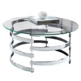 thumbnail image 1 of Bowery Hill Table de Cocktail en Métal et Chrome, 1 of 3