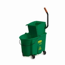 35 Quart Wave Brake Side-Press Wringer-Bucket Combo - Green