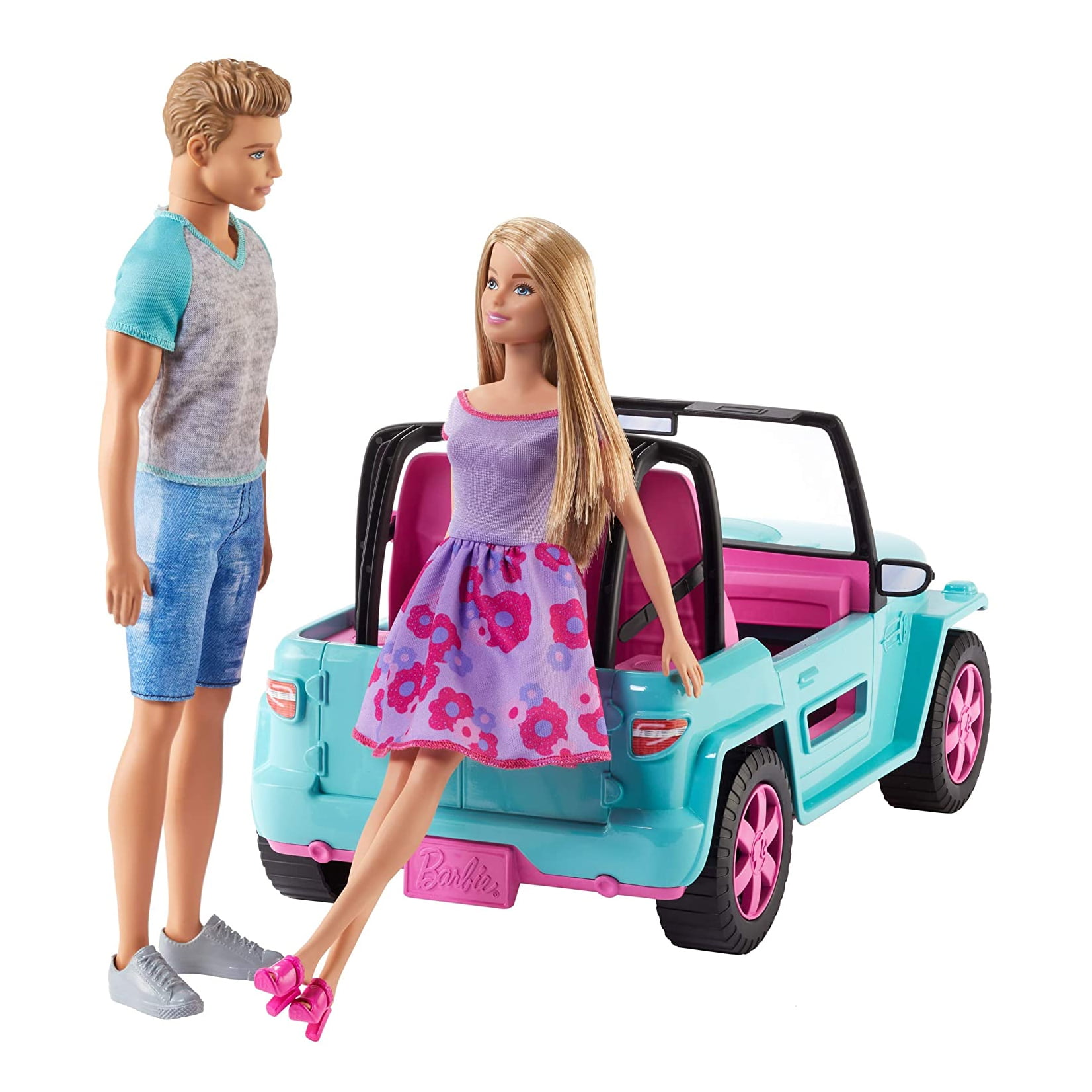 Aan Perforatie Meisje Barbie Doll and Ken Playset with Off-Road Vehicle, Outfits, and Accessories  - Walmart.com