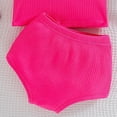 thumbnail image 5 of fatyb Toddler Baby Girls 2 Piece Ribbed Knit Outfits Sleeveless Tank Tops Infant Shorts Set for Kids, 5 of 6