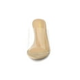 thumbnail image 6 of BLISSFUL STEP Women's Clear Strap Stiletto Heels Sandals Beige 11, 6 of 8