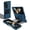 Darkblue, variant on Sanwo for Samsung Galaxy Z Fold 7 5G Case, Folding Stereo Stand Hard PC Shockproof Protective Cover with Kickstand Design, Darkblue