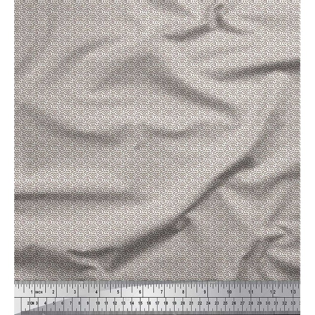Soimoi Rayon Fabric Duck Footprint Shirting Print Sewing Fabric Yard 42 Inch Wide